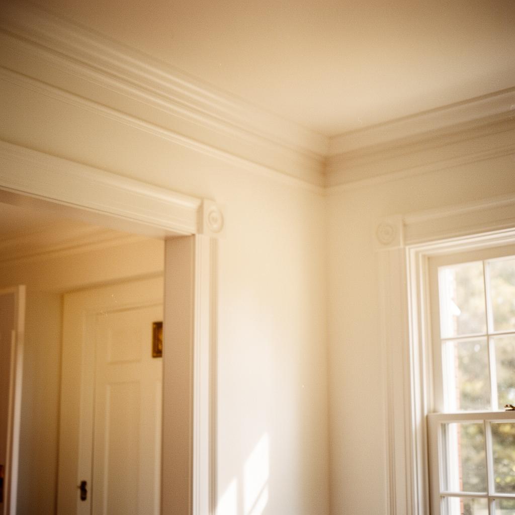 Interior painting detail